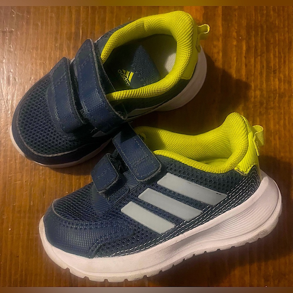 Adidas Tensaur Run I Toddler Baby Unisex Sneakers Size 5 EUC
